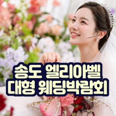 송도 엘리아벨 대형 웨딩박람회