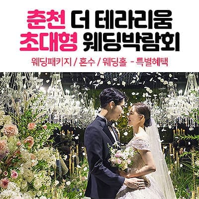 춘천 더테라리움 웨딩박람회 6월 