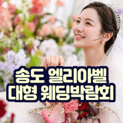 송도 엘리아벨 대형 웨딩박람회